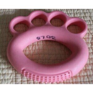 Finger Strength Finger Exercise Grip Circle Flexible Massage Hand Grip Pink 30LB
